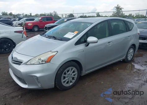 2013 Toyota Prius V Two from USA, damaged, VIN JTDZN3EU5D3262381